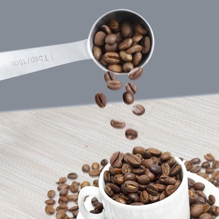 Six-Piece Stainless Steel Measuring Spoon Set for Kitchen and Baking