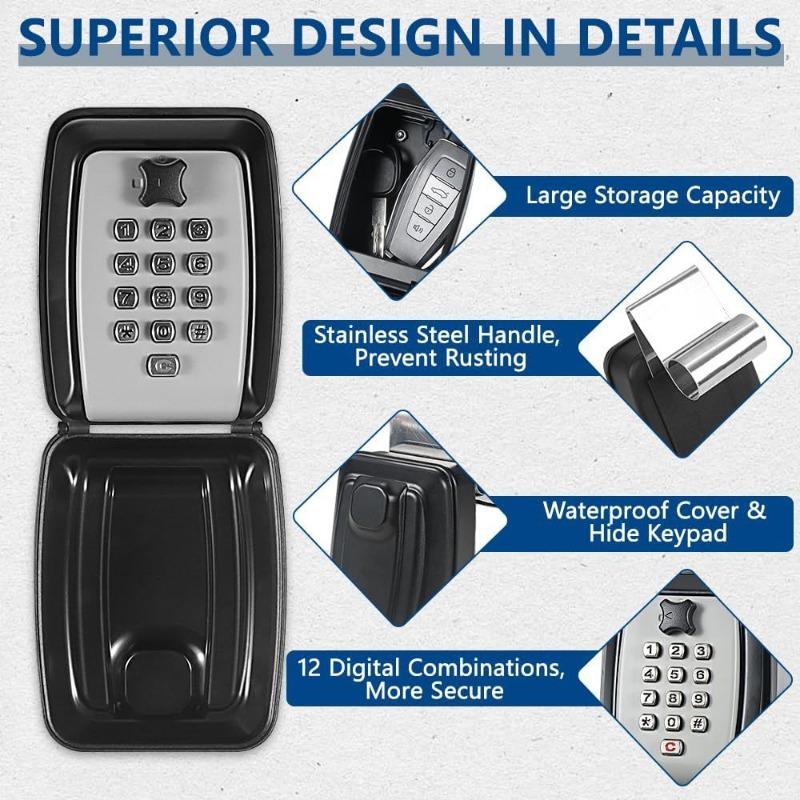 Auto Fenster Schloss Safe Tragbare Auto Schlüssel Safe Outdoor Reiten Diversion Anti-dieb Passwort Safe