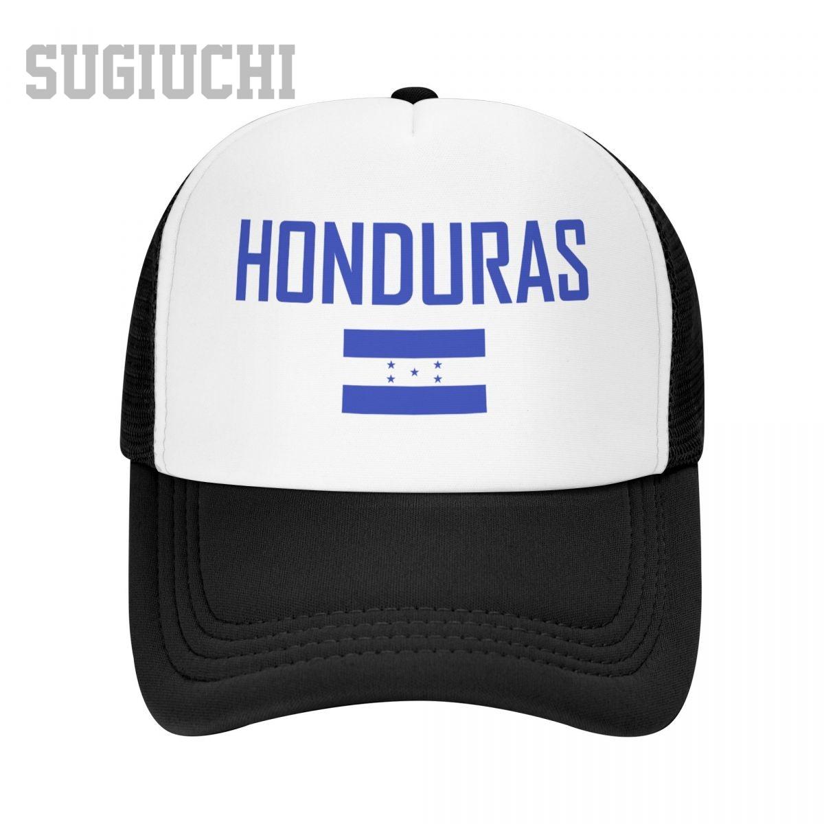 

Unisex Mesh Cap Hat HONDURAS Flag And Font Trucker for Unisex Women Baseball Caps Outdoors Cool