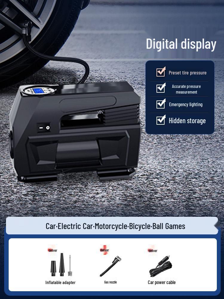 12V Portable Electric Car Tire Inflator