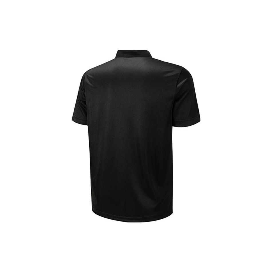 Puma Logo Print Breathable Casual Short Sleeve Polo Shirt Men Tops Black 678011-01