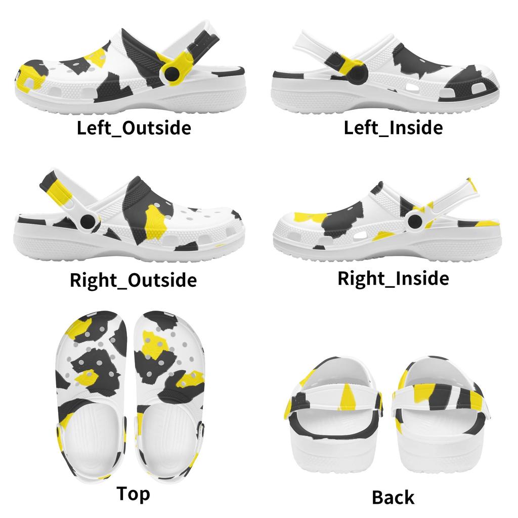 Colorful Printed EVA Casual Clogs Unisex Comfortable Breathable Slip On Soft Footwear Lightweight Summer Sandals Easy Daily Wear