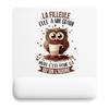 Mousepad - PLANETEE - The Owl Goddaughter Grain - 22x18 Cm - Polyester/Rubber - Thickness 3 Mm