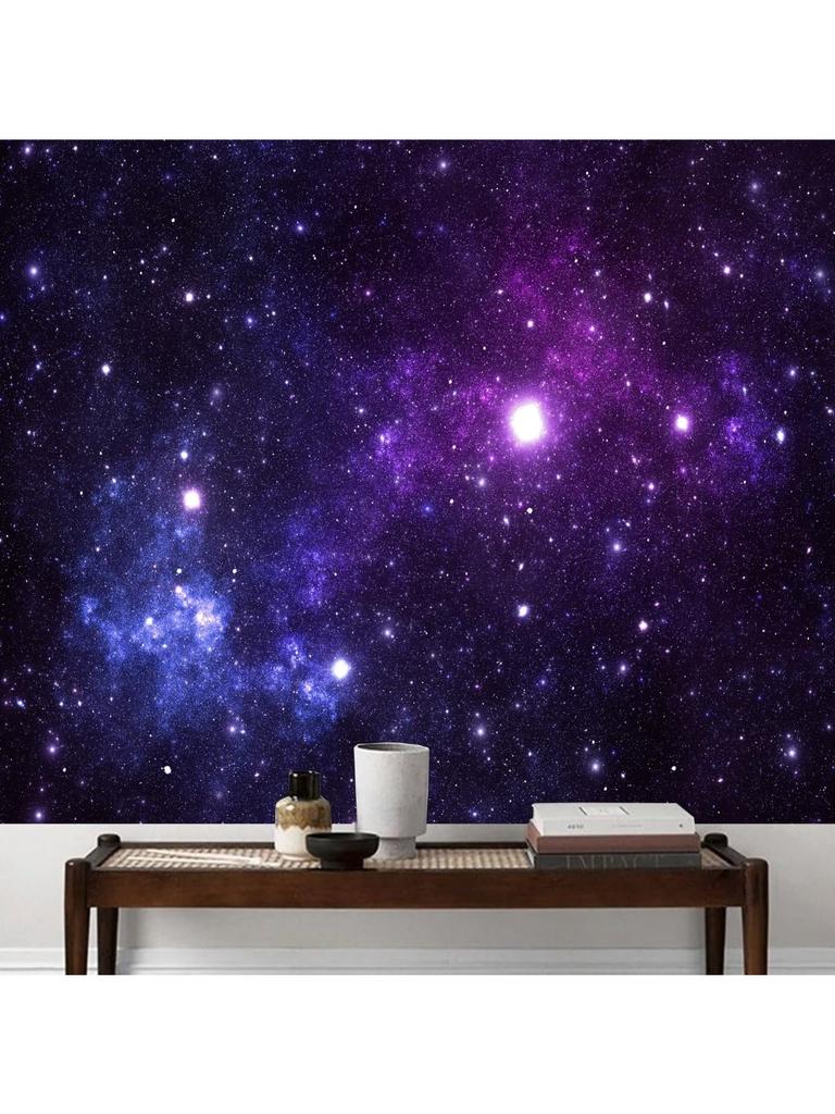 Galaxy Tapestry Space Night Starry Stars Tapestry Universe Mysterious Nebula Ceiling Wall Hanging Decor for Bedroom Living Room