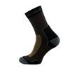 Alpinus Sveg Merino Coolmax Socks Brown And Black Pair Fi18442 Size 35-38