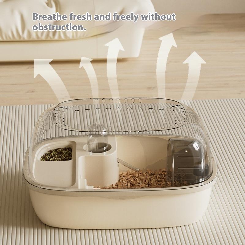 Luxus Hamster Goldhamster Käfig Lebensraum Villa Groß 2-stöckige Plattform Käfig Versteck Nistkasten Kleintierbedarf