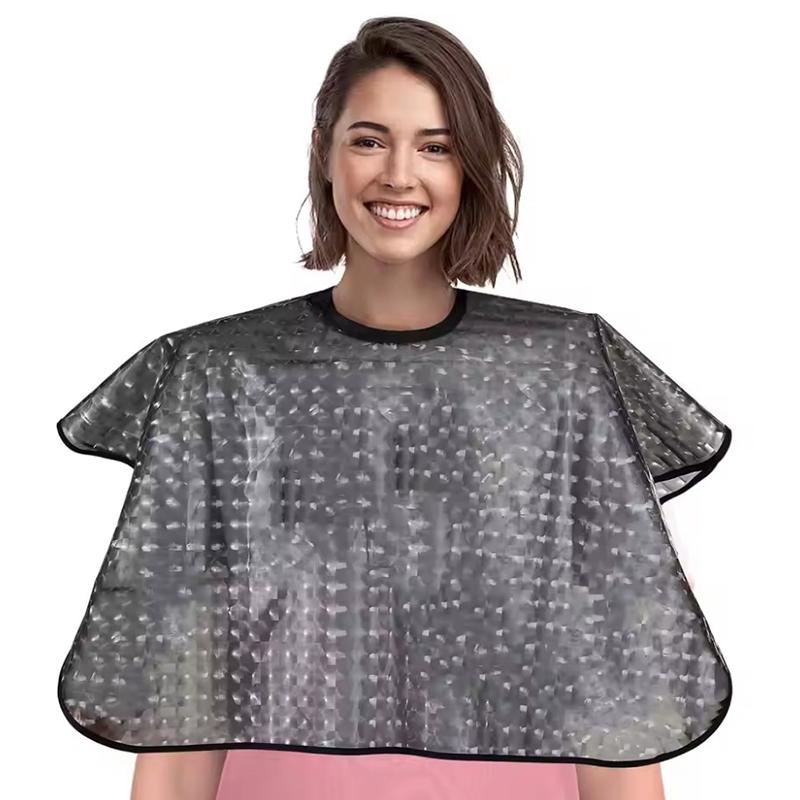 Capa de Cabeleireiro Impermeável para Coloração de Cabelo, Envoltórios para Coloração de Cabelo, Xale para Shampoo e Tintura de Cabelo, Pano para Corte de Cabelo, Capa de Barbeiro