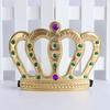 1pc Princess Prince Crown Hats Birthday Party Decor Golden Birth Cap Kids Children Parties Accessories Supply