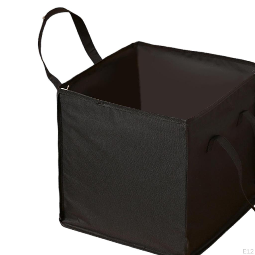 Rigid Clothes Hanger Organizer Bag Case Space Saving Storage Box with Dustproof Lid for