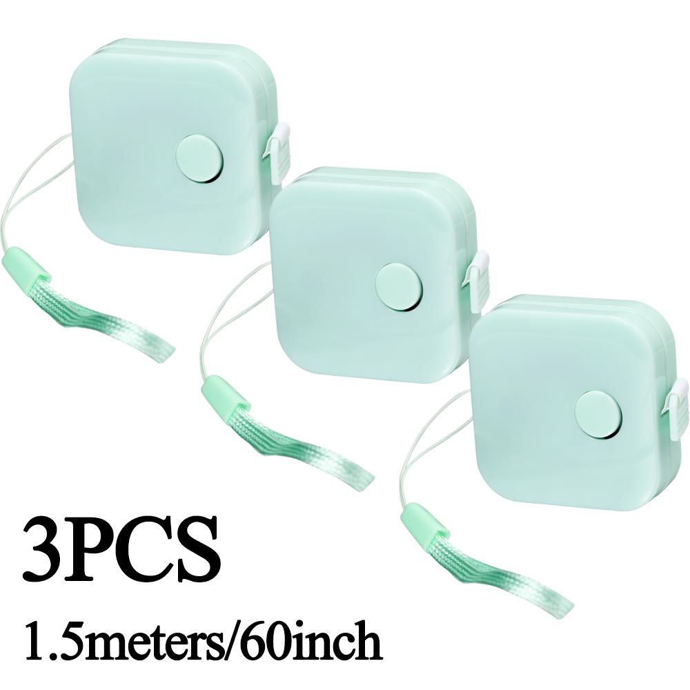 Mini Tape Measure Double Scale Ruler Plastic Roll Tape Accurate Measurement for Weight Loss Body Measurement Sewing Tailor Craft