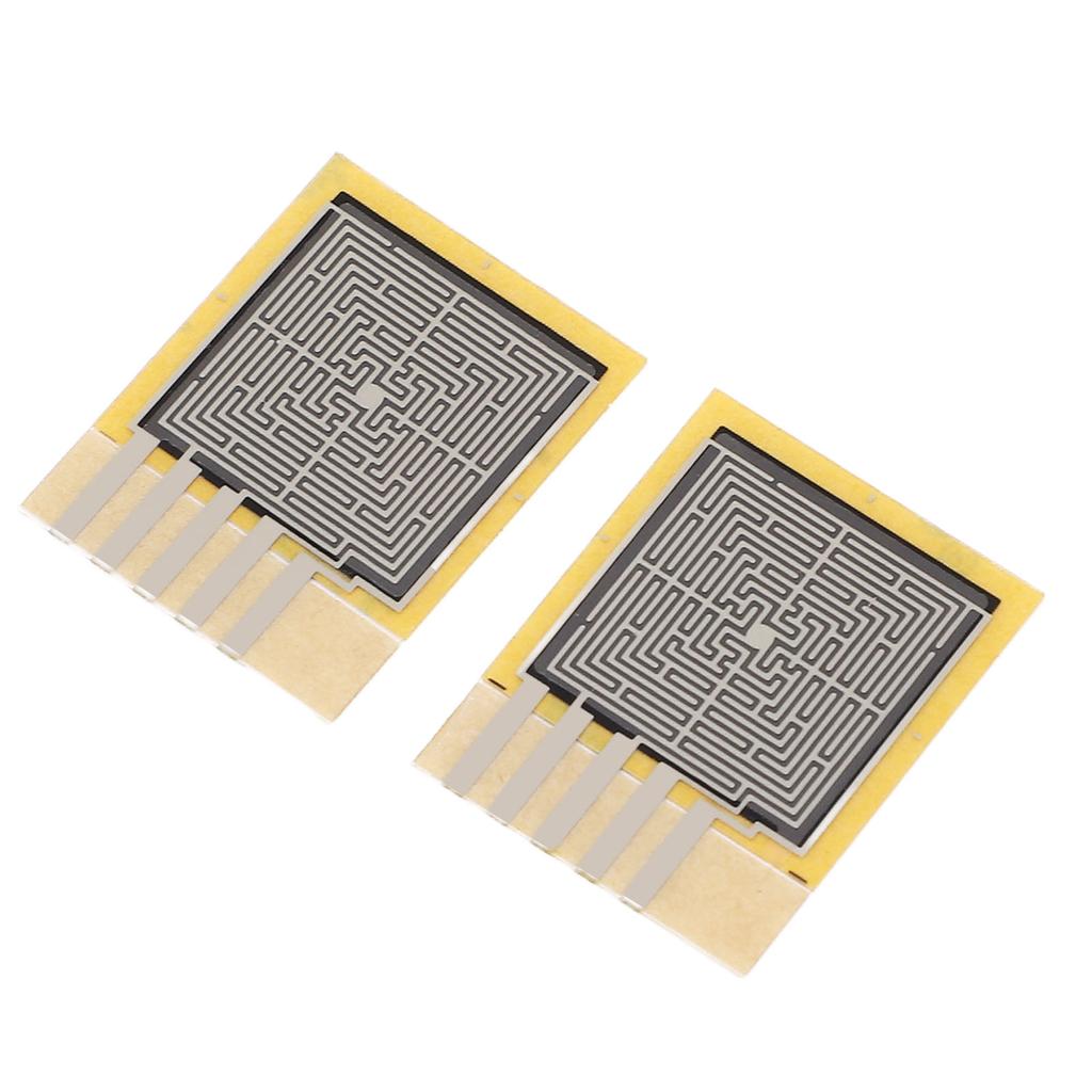 2 Stück 10g bis 1Kg Widerstandsfolien-Drucksensor 4 Zonen Hochempfindlicher Kraftsensor für