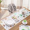 Simple Cartoon Placemat Table Protective Pad Household Ornaments Tableware