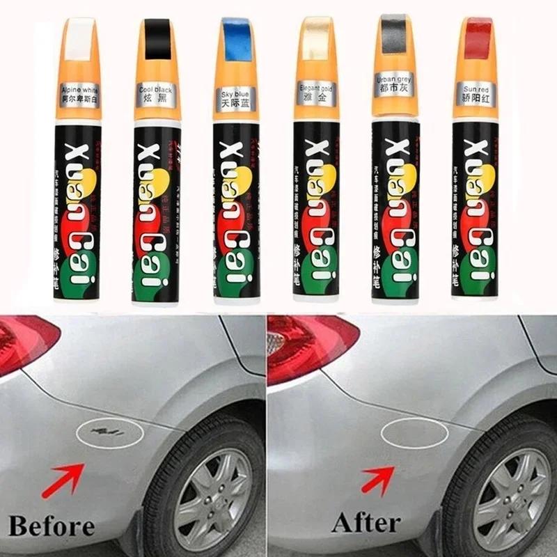 6 Color Car Scratch Repair Agent Car Touch Up Pen Car Care Scratch Remover Paint Care Car Paint Repair Special Car Paint Pen