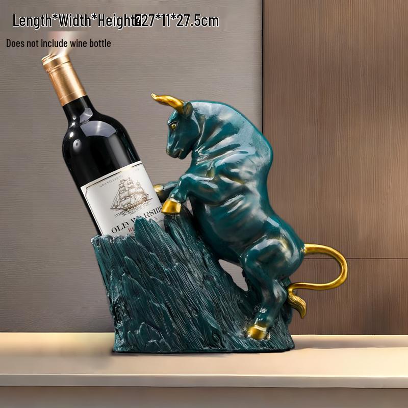 Swan Wine Rack: Elegant Light Luxury Cabinet & Ornament for Living Room or Entryway Gift