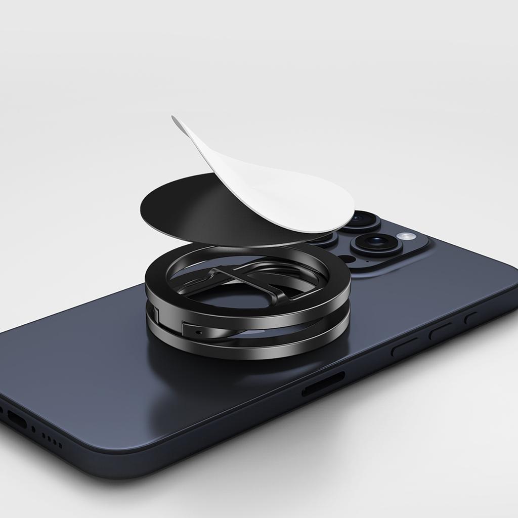 Dual Magnet Phone Mount Holder Strong Magnetic Grip 360 Degree Rotation Mobile Phones Brackets for 3-7 Inch Phones