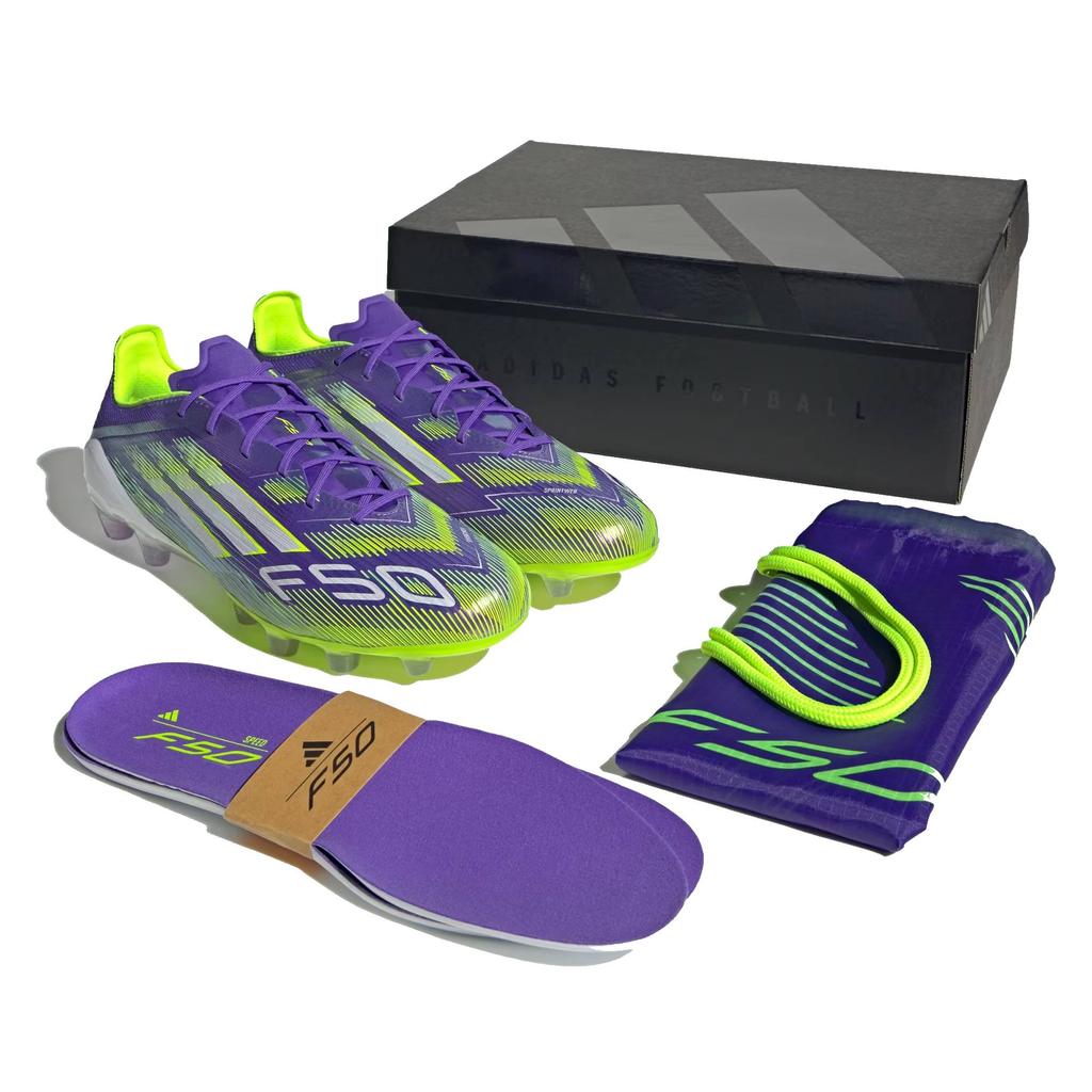 adidas F50 Elite Comfortable Versatile Support Soccer Shoes Unisex Soccer Shoes Purple JH7645