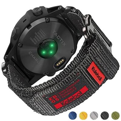 22 26mm Nylonový taktický řemínek Pro GARMIN FENIX8 7 7X PRO 6 6X Měkké odolné tělo pásku Pro 965 Instinctive QuickFit náramek