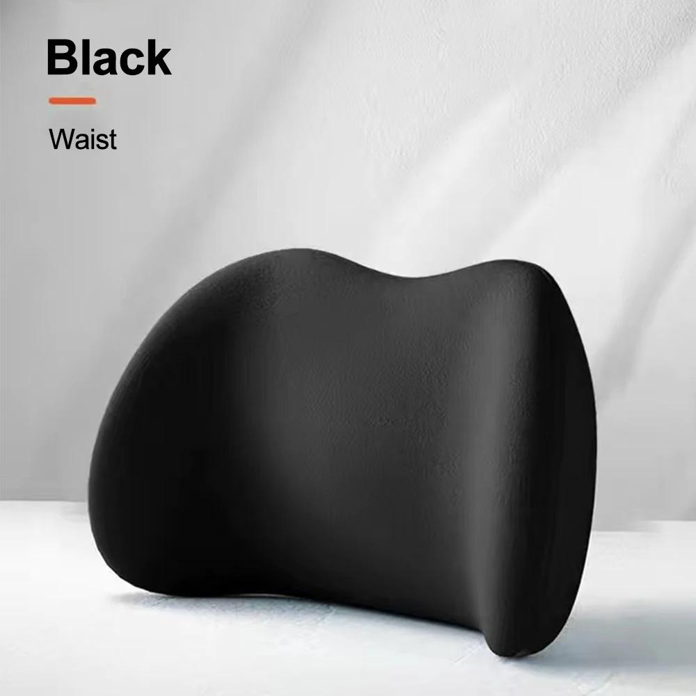 Auto Memory Foam Nackenkissen Kopfstützenschutz Lendenwirbelstütze Kissen Taillenkissen Kissen Auto Haus Unterstützung Nacken Taille Matten