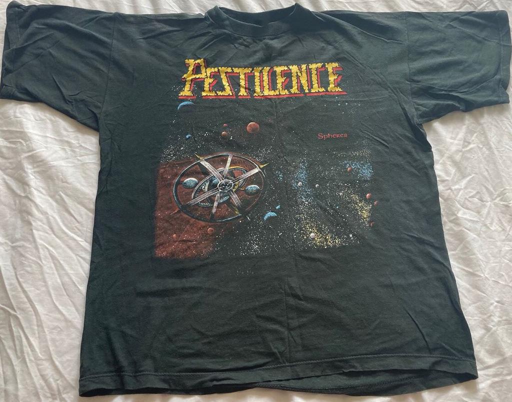 Pestilence Band Spheres Album Tour Tee Men Women Cotton Shirt SB163