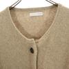 Crepuscule 7 Minutes Sleeve Knit Cardigan Beige Women Used