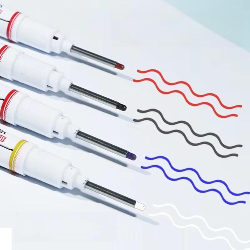 Long Needle 20mm Marker Pen for Deep Hole Marking Screw On Metal Bathroom Woodworking Tile Construction Projects