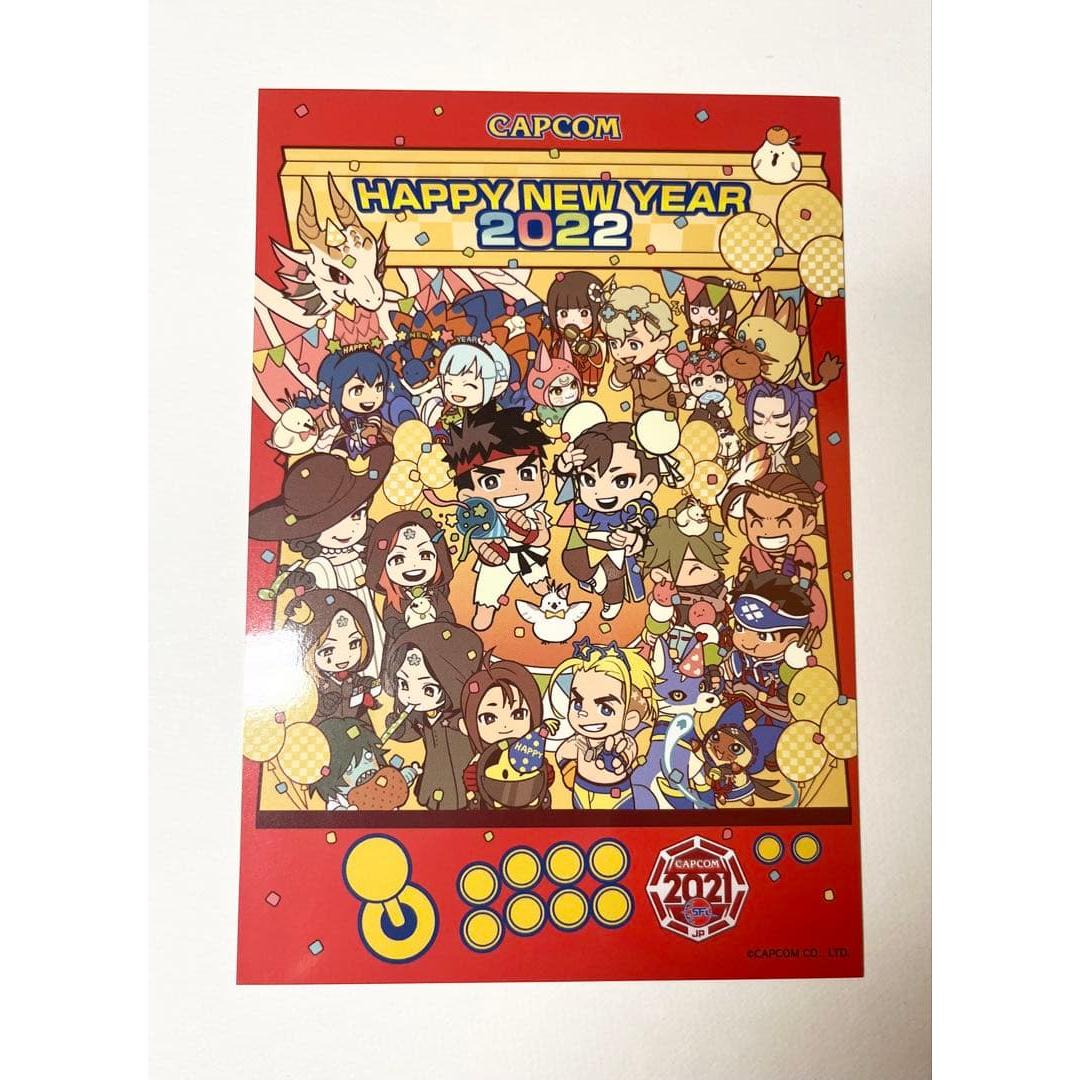 Limited 2022 Capcom Cafe Capcom Store Capcom New Year s Card Postcard