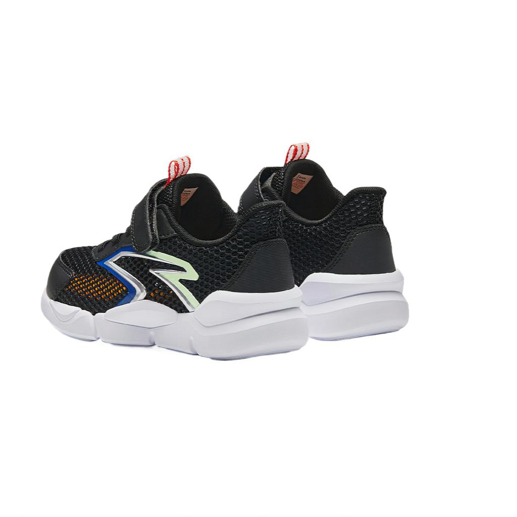 Anta Kids Running Series Synthetic Leather Fabric Fashionable Trendy Versatile Running Shoes Kids Running Shoes Black 312529904-2
