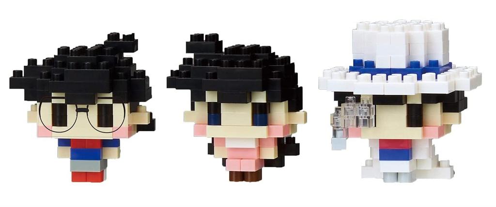 Kawada Nanoblock Mini Nano Detective Conan NBMC_03 1BOX (6pcs) Complete Set Building Toy Japan