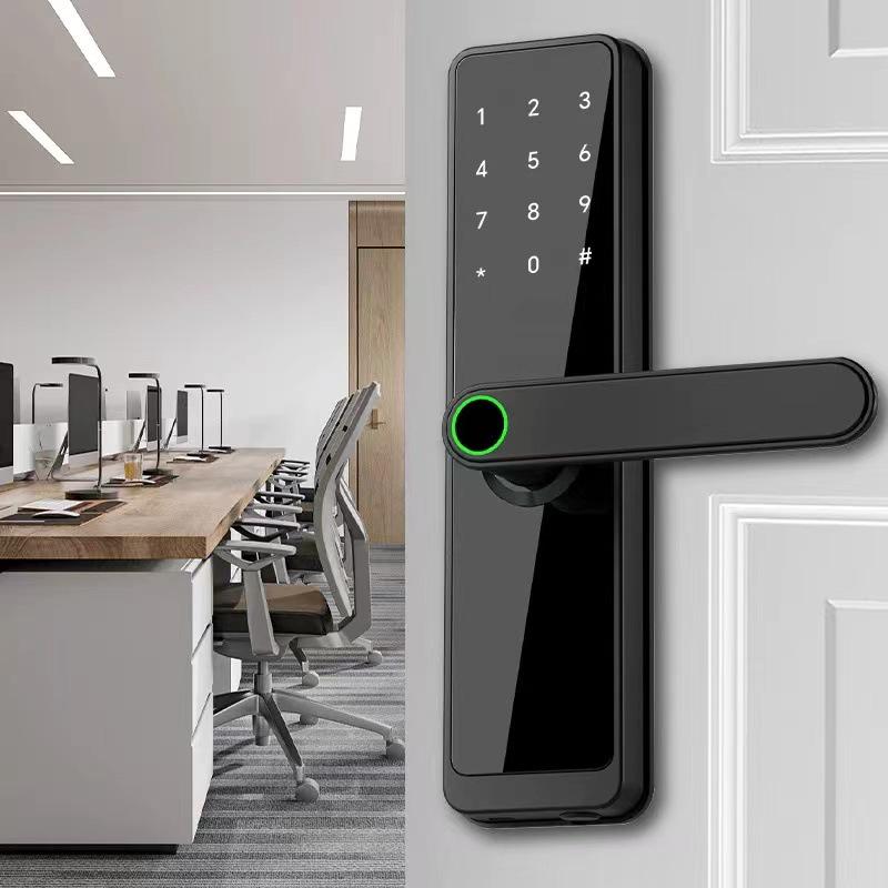 Smart Electronic Fingerprint Password Lock for Indoor Wooden Doors