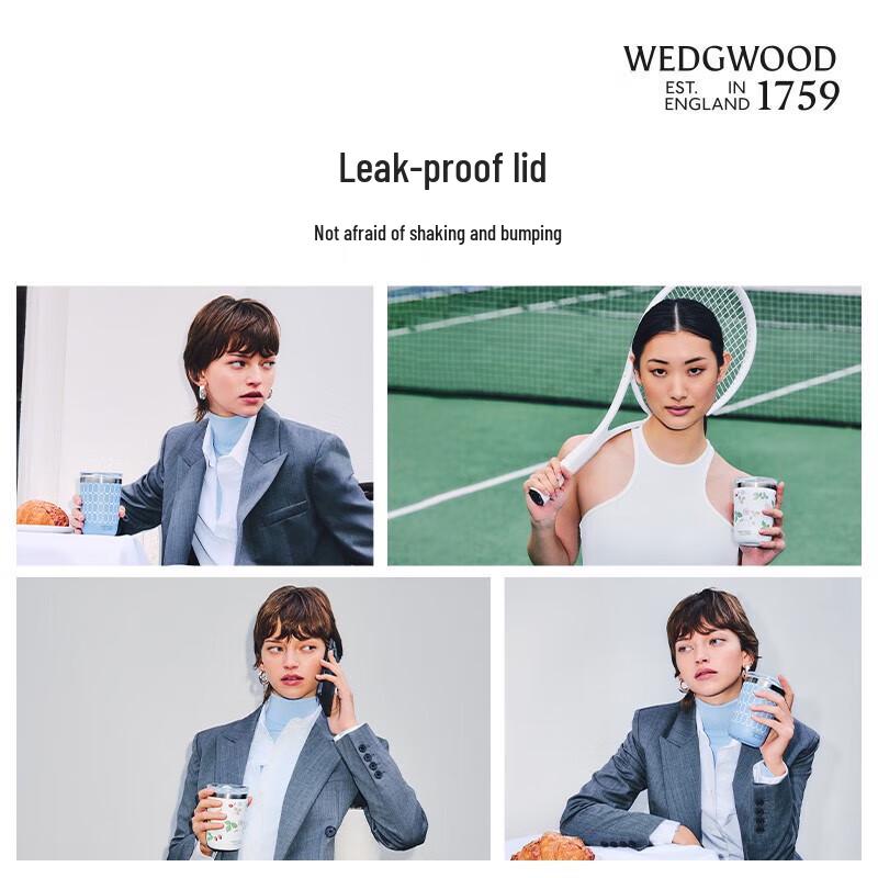 Wedgwood Wild Strawberry Stainless Steel Travel Mug