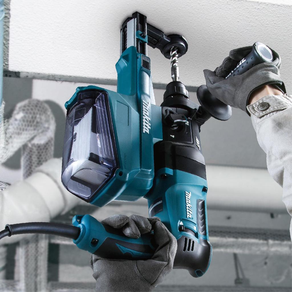 Příklepová vrtačka Makita 26mm pro sběr prachu HR2651