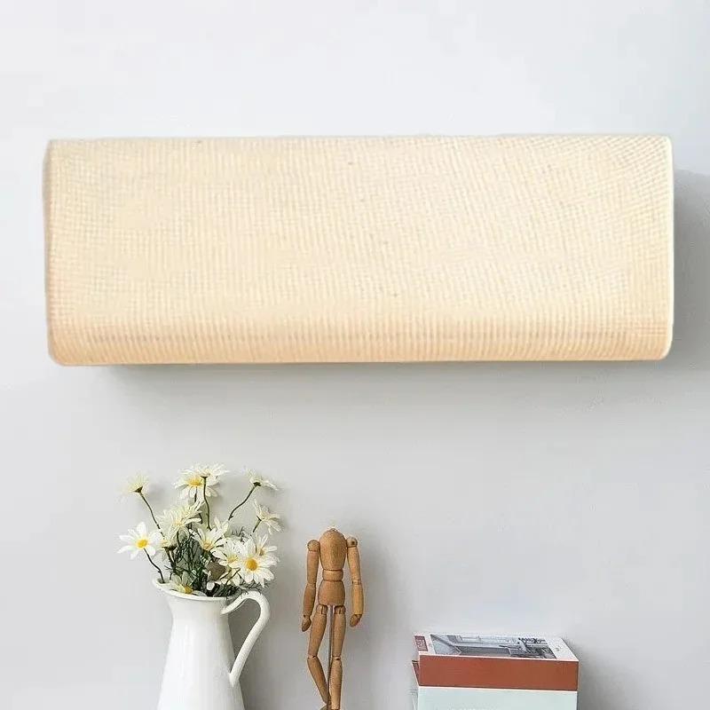 1pc Air Conditioner Cover Home Decor Soft Easy Cleaning Cover Elastic Dust Cover for Wall Mounted Units Split Indoor Covers