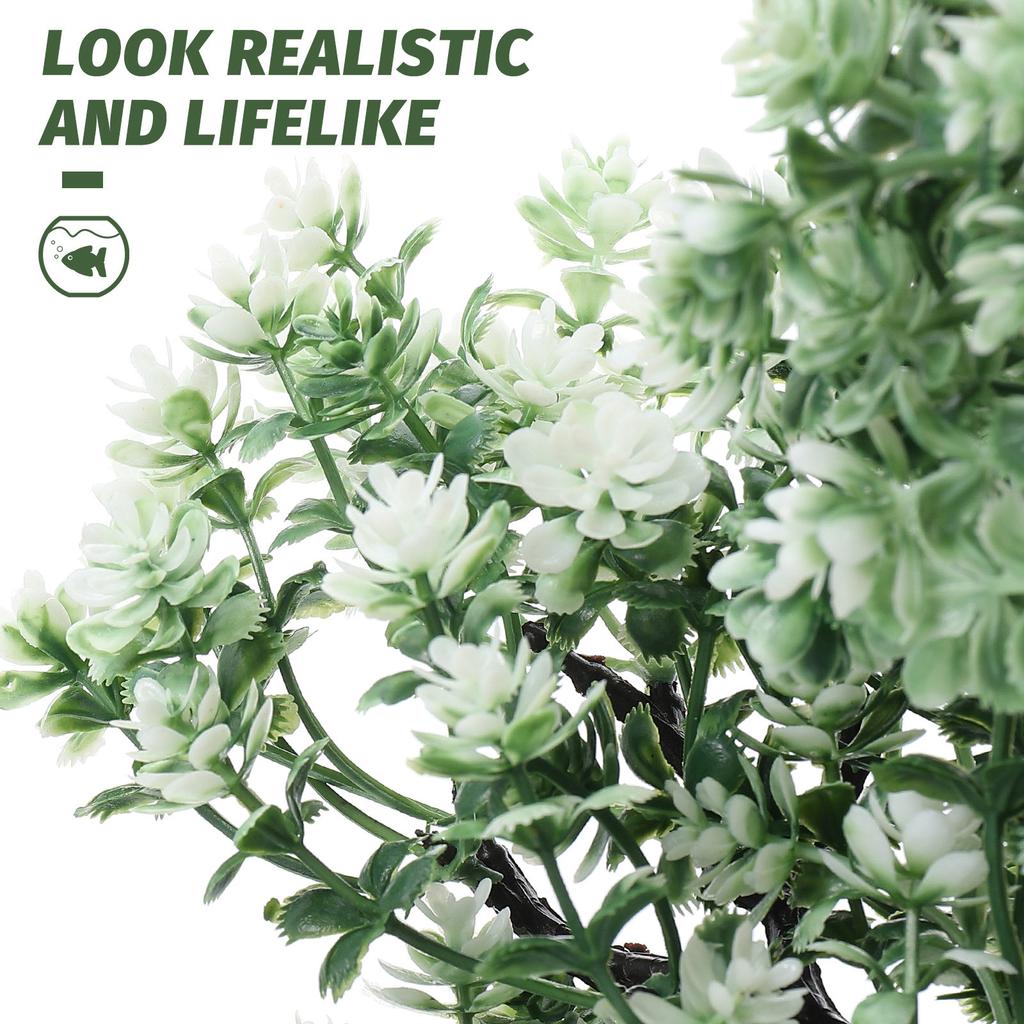 High-Quality Aquarium Resin Tree Decor Fish Tank Landscaping Ornament Realistic Fake Tree for Tank Layout Simulation Plant Decor