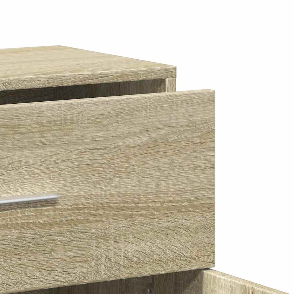 Sideboards 2 pcs. Sonoma Oak 60 x 31 x 70 cm engineered wood