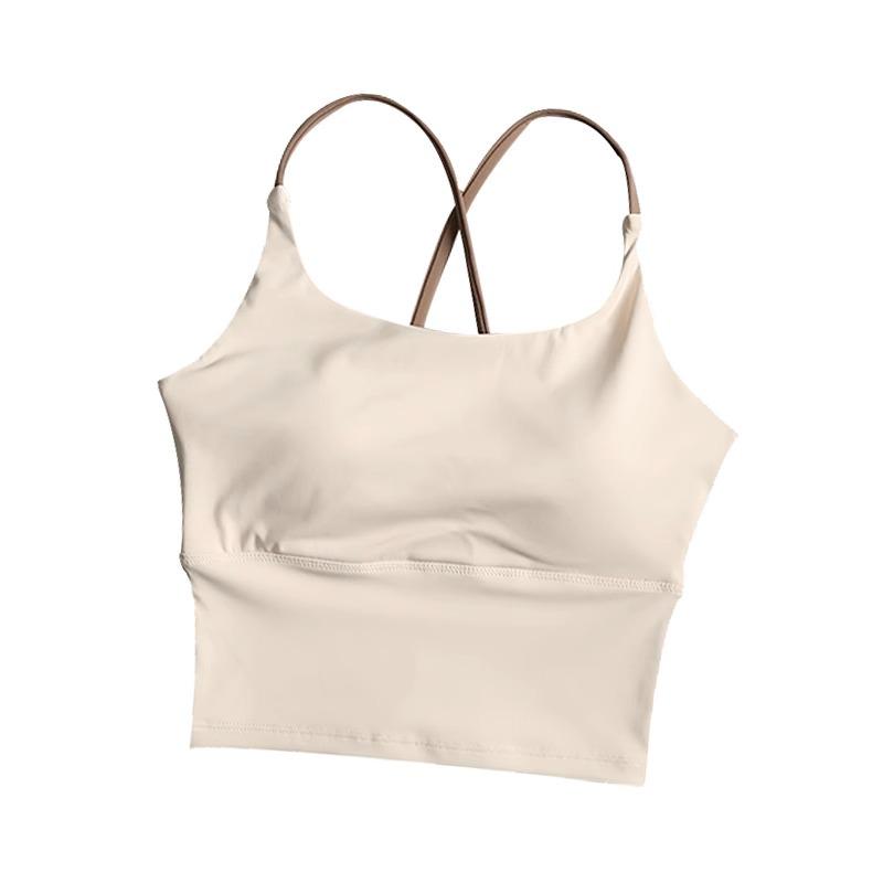 Damen High-Impact Colorblock Stoßfester Yoga Lauf-BH mit Stilvollem Rücken