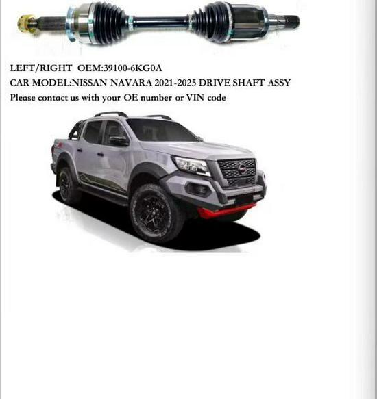 Compatible Auto Half Shaft Assembly for Ford, Toyota, Honda, Nissan, Isuzu, and Qingling Pickup Trucks