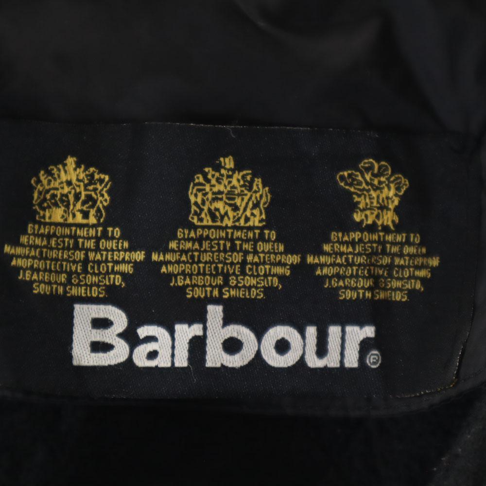 Barbour 3 Warrants Quilted jacket 8 black Filling into cotton Women Used