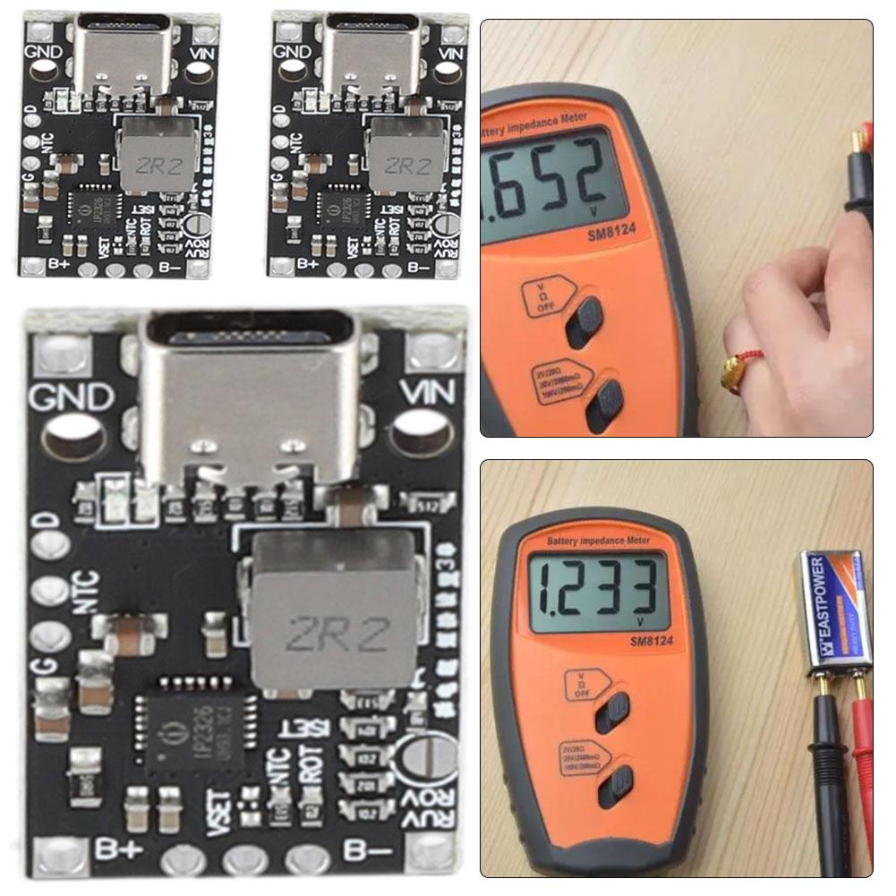 

Typ-C USB Boost Schnellademodul High-Power 2S/3S Tiefentladung 15W BMS 3,7V