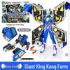 Dragon Warrior Star Source Transforming Robot Toy for Kids: King Kong Boy Star Transformation Device