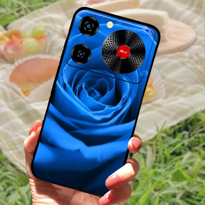 Per ZTE Nubia Custodia Musica Antiurto TPU Silicone Nero Paraurti Cover Per ZTE Nubia Custodie Telefono Musica Carina Cover Posteriore Fundas Capa