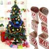 Festive 2 Meter Christmas Ribbon Banner Featuring Joyful Christmas Letters For Gifts