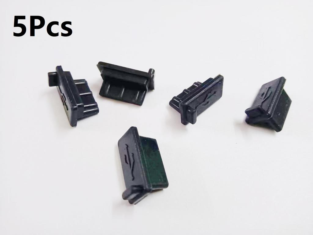 5-10ks USB prachová zátka Kryt nabíjecího portu Čepice Samice Jack Rozhraní Univerzální silikonový chránič Tablet PC Notebook Laptop