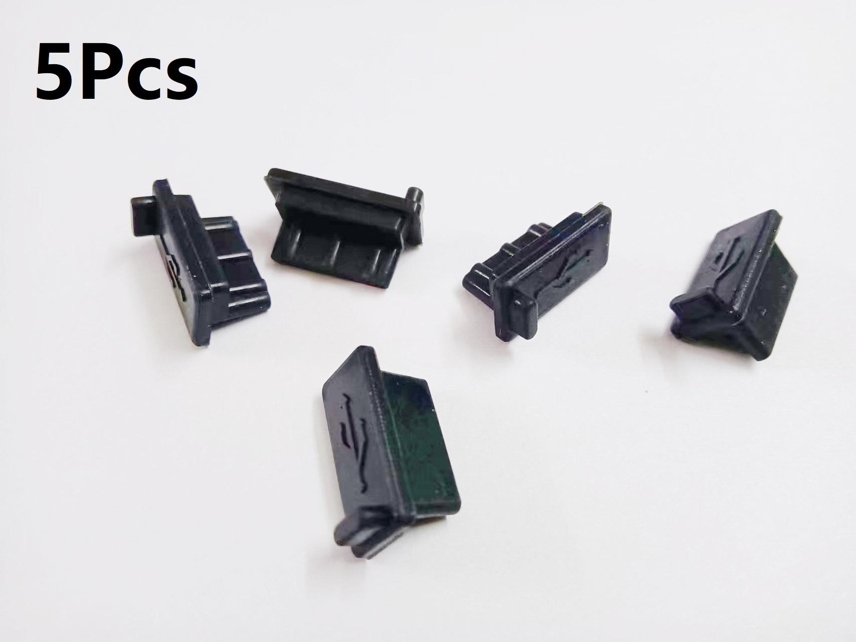 

5-10Pcs USB Dust Plug Charger Port Cover Cap Female Jack Interface Universal Silicone Protector Tablet PC Notebook Laptop