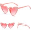 Ridering Women Fashion Goggle Heart Sunglasses Vintage Love Heart Shaped Sunglasses Cat Eye Mod Style Style Retro Glasses