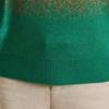 Women's Crew Neck Sweater Autumn and Winter Gradient Knit Pullover Loose Thick Knit Top