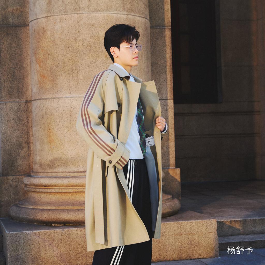 Adidas Originals REFINED LUXE DLXC U TRENCH COAT Trench Coat Unisex
