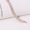 MxGxFam ( 19.3 Cm X 6 Mm ) 585 Gold Plated Micro Full Zircon Bracelets for Women Men Fashion Jewelry