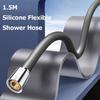 1 5M Flexible Silicone Shower Hose for Easy Maneuverability and Comfort