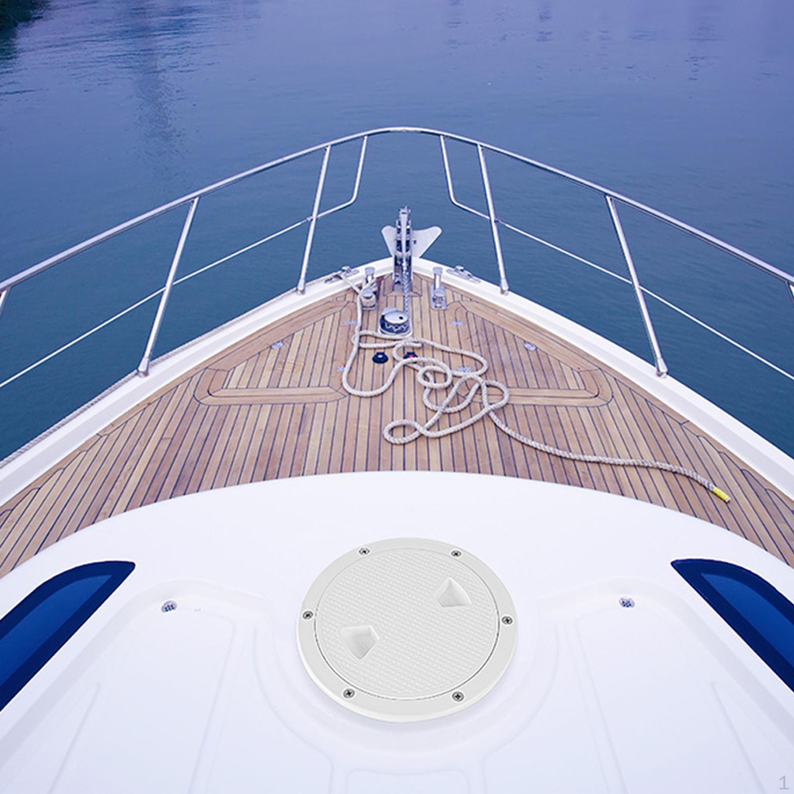 

Inspection Boat Deck Plate Cover Circular for Marine Ships 4 Inch білий