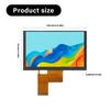 High Brightness 400cd/m² 5" TFTs Display Panel 800x480Pixels with 900 1 Contrast for Medicals Systems